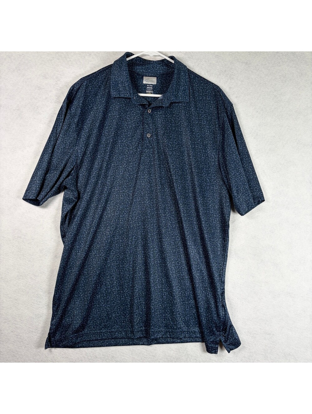Greg Norman XL Patterned Golf Polo Shirt ML75 PlayDry